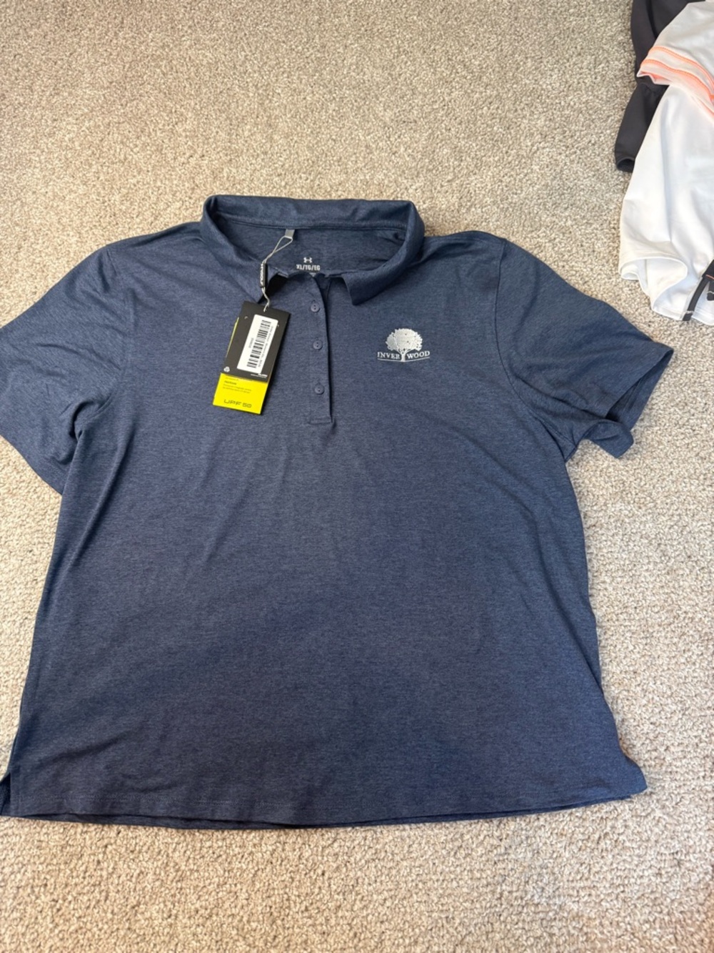 NWT Under Armour Women's Navy Polo Top